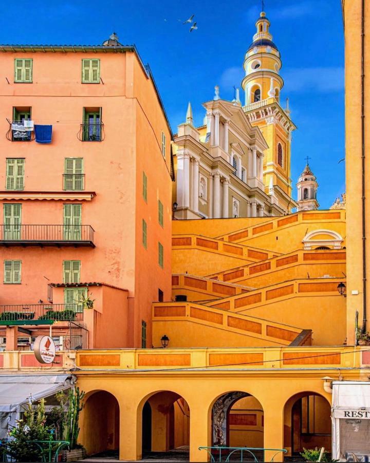Le Mattoni Lägenhet Menton Exteriör bild